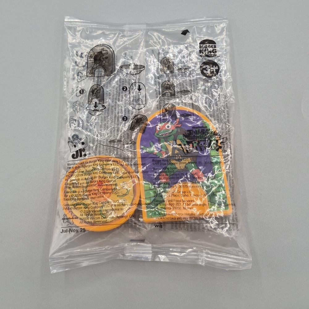 Burger King 2026 Kids Meal - Tales‎ of the TMNT - Michelangelo Spinner Toy